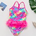 thumbnail image 1 of Traje de baño para niñas de 2 a 12 años, nuevo traje de baño para niñas, traje de baño de una pieza para niños, traje de baño para niñas, adolescentes, niños, Beachewear-ST9030MIX Tan Jianjun unisex, 1 of 2