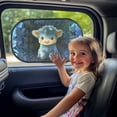 thumbnail image 3 of KUIFORTI Window Shade for Baby In Car Large Sunshades, Highland Cow Sun Visor for Car Truck Sedan, 2 Pack Foldable Cling Automotive Interior Sun Protection, 3 of 8