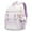 Purple(M), variant on Cute Backpack with Safety Whistle & Reflective Strip,Large Capacity School Bag for Ages 6-12 Ergonomic Design | Water-Resistant Black