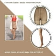 thumbnail image 5 of Lissele Women's Plus Size Day Sheer Pantyhose Pack of 3 Coffee, 6x, 5 of 7