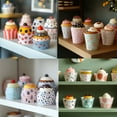 thumbnail image 5 of 100Pcs Paper Baking Cups Small Brown Kraft Paper Muffins Liners Cupcake Bulk Wrappers, 5 of 5