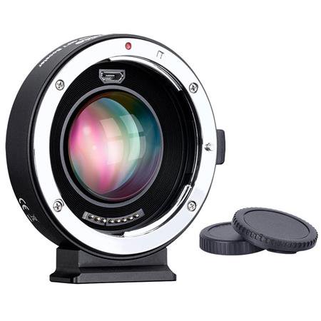 UPC: 6971120980692 | EF Lens to M4/3 Camera Mount Adapter with Electronic Iris  AF and 0.71x Speed Booster