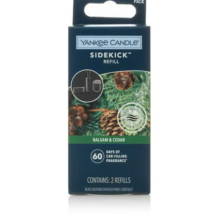 Yankee Candle Balsam & Cedar Sidekick - Car Air Freshener Refill - 1 Pack
