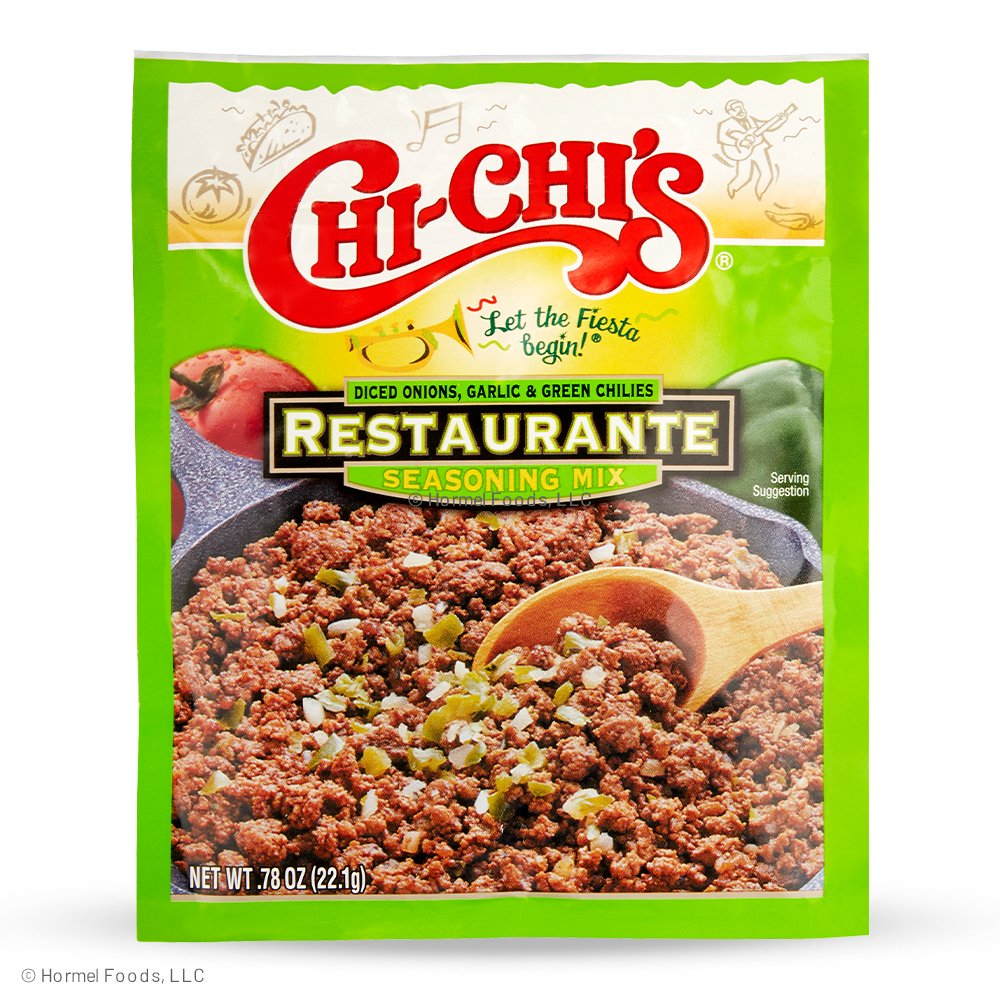 ChiChi's Restaurante Diced Onions Garlic & Green Chilies Seasoning Mix