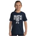 thumbnail image 3 of Math Is Easy As Funny Teacher Nerdy Crewneck T Shirts Boy Girl Teen Brisco Brands L, 3 of 6