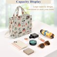 thumbnail image 5 of FORMRS Womens Corduroy Tote Bag Crossbody Shoulder Purse Handbag with Detachable Strap, Cartoon Dog Reading Pattern, 5 of 7