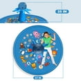thumbnail image 3 of Growsly Inflatable Splash Pad Large 67" Kids Sprinkler Pool Octopus Outside Toys for Toddler Baby 1-6 Years Old, Blue, 3 of 7