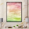 thumbnail image 2 of Designart 'Abstract Sunset With Pink Green and Beige' Modern Framed Canvas Wall Art Print, 2 of 5