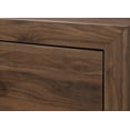thumbnail image 4 of Twin Size Wood Platform Bed with Brown Cherry Finish, Easy Assembly, No Box Spring Needed, for Bedroom, 4 of 5