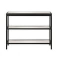 thumbnail image 3 of Henn&Hart 36" Blackened Bronze Metal/Glass Console Table, 3 of 8