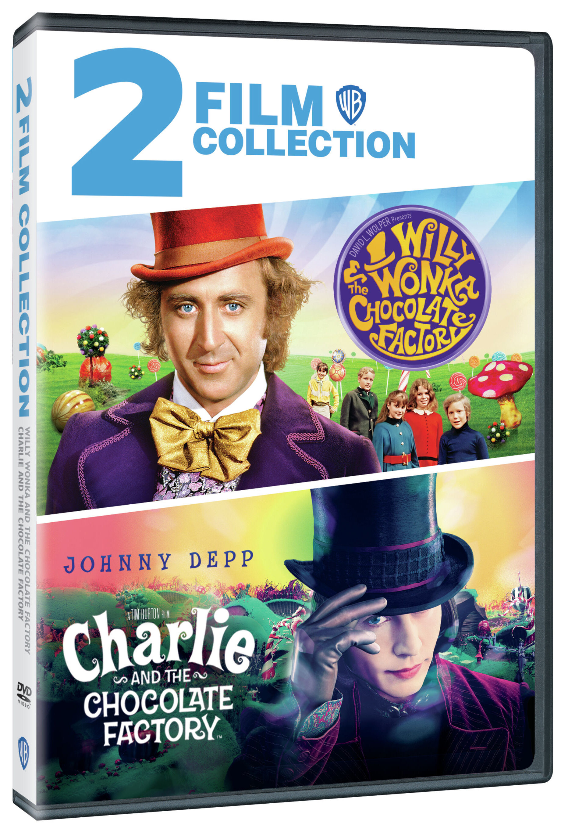 Willy Wonka / Charlie And The Chocolate Factory (Double Feature) (DVD), Family, Warner Bros.