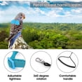 thumbnail image 3 of Arnés ajustable para pájaros con correa de 80 pulgadas, Kit de vuelo al aire libre, cuerda de entrenamiento para pájaros, loros, cacatúas, 3 of 4