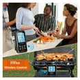 thumbnail image 2 of Lifespace 4-Probe 109-yard Wireless Cooking Meat Thermometer, 2 of 11