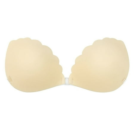HYSYSB Push Up Bras bandeau Bras for Women sticky Bra adhesive Bra women Strapless Bra Breast Up Sightless Bra Self Adhesive Bra strapless Sticky Bra Beige C