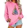 thumbnail image 2 of Ailaofu Snowflake Sweatshirt for Women Teen Girls Ugly Christmas Sweater Style Xmas Holiday Sweatshirts, 2 of 6