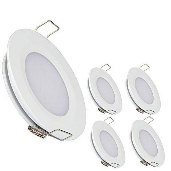 acegoo RV Boat Recessed Ceiling Light 4 Pack Super Slim LED Panel Light DC 12...