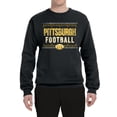 thumbnail image 2 of Wild Bobby Pittsburgh Pit Hometown City Football Fan Pride Sports Unisex Crewneck Sweatshirt, Black, X-Large, 2 of 6