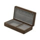 thumbnail image 5 of Caja organizadora de joyas, caja de regalo de recuerdo de viaje para anillos, collares y pulseras. Interior gris, 5 of 9