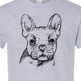 thumbnail image 4 of Inktastic French Bulldog Portrait T-Shirt, 4 of 5