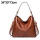 thumbnail image 2 of Hukapapa Bolsos de Mujer Hobo Bolsos de Hombro Monedero con Correa Ajustablemarrón, 2 of 6