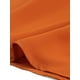 thumbnail image 5 of INSPIRAR CHIC Blusa de manga corta con volantes y cuello de lazo para mujer en rojo anaranjado S, 5 of 6