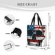 thumbnail image 3 of Fotbe American Flag Skull Bolsa Tote con Estampado para Mujer, Bolsos con Cremallera, Bolsa de Hombro Casual de Gran Capacidad con Bolsillos Internos, 3 of 7