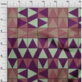 thumbnail image 3 of oneOone Velvet Violet Fabric Geometric Sewing Craft Projects Fabric Prints By Yard 58 Inch Wide, 3 of 4