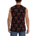 thumbnail image 4 of Kdxio Débardeur Rouge Serpent pour Hommes Musculation Gym Chemises Sans Manches Décontractées-TTG, 4 of 7