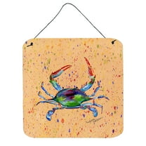 Carolines Treasures 8467DS66 Crab Wall or Door Hanging Prints 6HX6W multicolor