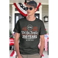 thumbnail image 4 of 250th Anniversary USA Shirts For Men American Flag T-Shirt 4th Of July Shirt 250 Years Birthday Patriotic Tops, 4 of 5