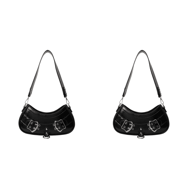 Bolso Hombro PU para Mujer Mano Con Correa Ajustable ()