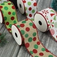thumbnail image 5 of Binwennn Polka Dot Ribbon With Striped Bow In Candy Green Rotatable Christmas Decoration Ready To Use Package Comic Book Wrapping Paper Wrapping Paper Clamps Its A Boy Wrapping Paper Flower Paper, 5 of 5