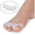 thumbnail image 4 of 4PCS Comfort Silicone Toe Correctors Stretchers for Overlapping Hammer Toes White, 4 of 8