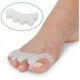 thumbnail image 4 of 2 pares de separadores de dedos de silicona para protección contra la fricción del hallux valgus Blanco, 4 of 8
