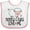 White and Pink, variant on Inktastic Nonna and Papa Grandchild Lamb Boys or Girls Baby Bib