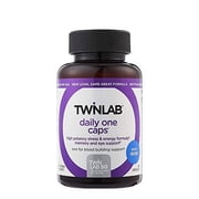 Twinlab Daily One Caps with Iron - Daily Multivitamin for Women & Men with 26 Essential Vitamins and Minerals - Vitamins for Energy, Immune Support, Stress Relief, Eye Health, 90 Caps