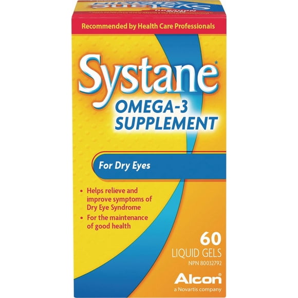 SYSTANE(MD) Supplément d’oméga-3, vitamine oculaire pour la sécheresse oculaire