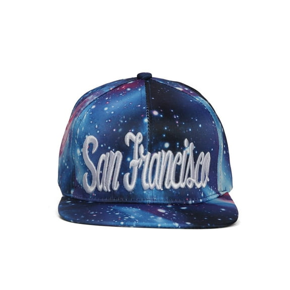 Galaxy Space City Adjustable Snapback Cap - San Francisco