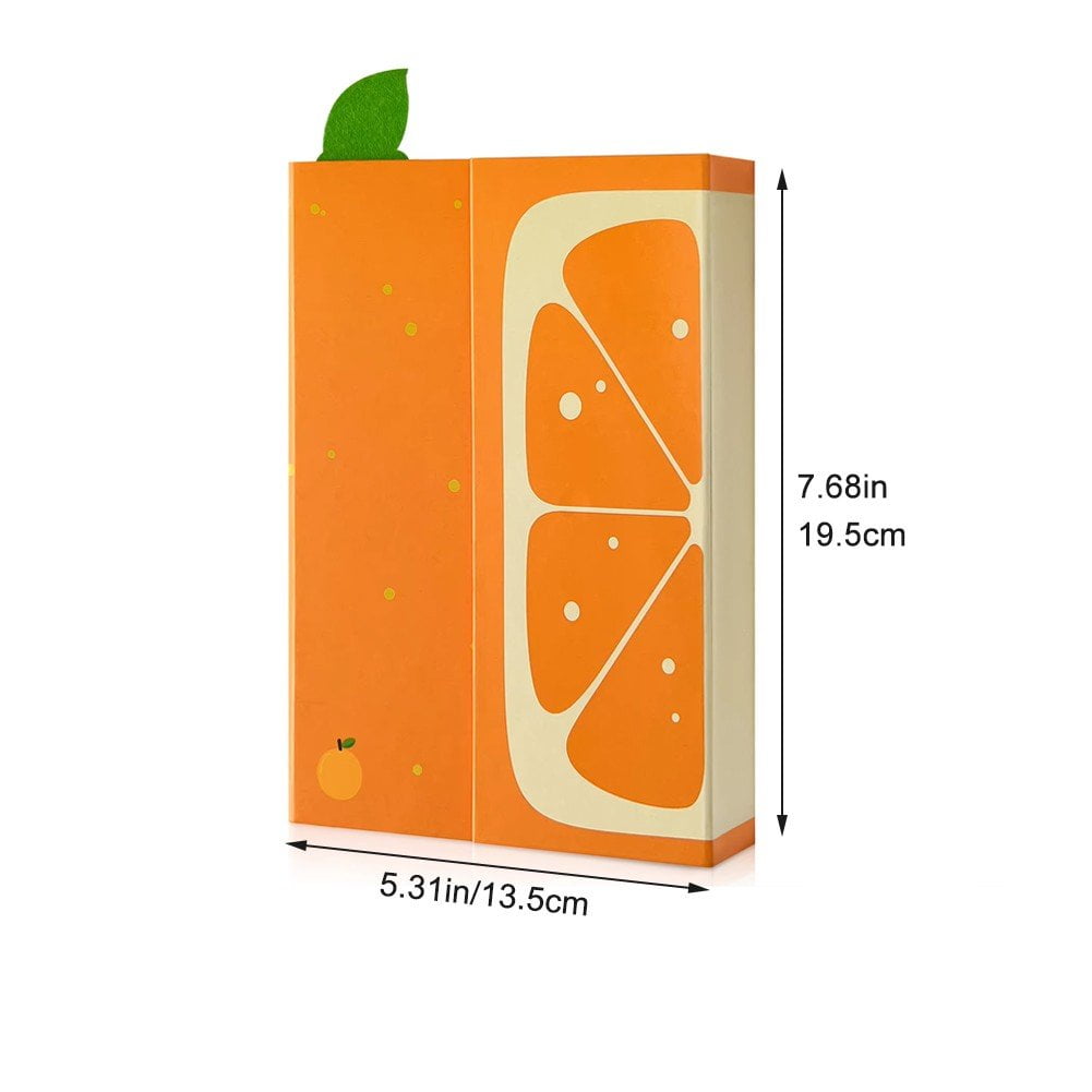Jiibva Journal Notebook With Magnetic Flap Refillable Journal Notebook Fruit Pattern Note Book Stationery Diary Book