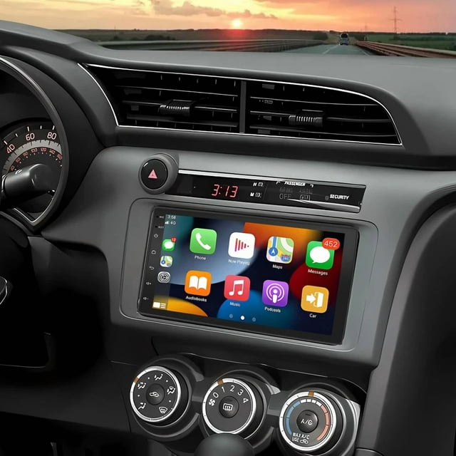 For Scion Tc 2005-2016, Android 13 Car Stereo, 7 Inch Touchscreen Radio With Wireless Carplay & Android Auto, 2+32Gb, Includes Ahd Backup Camera & Microphone