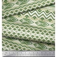thumbnail image 3 of Soimoi Crepe Silk Fabric Aztec Geometric Print Fabric by Yard 42 Inch Wide, 3 of 3