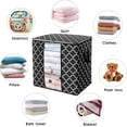 thumbnail image 6 of Ozmmyan Storage Bags for Clothes Storage Bags with Clear Window&Dual Zippers, 2 Reinforced Handles for Clothes, Blankets, Comforters, Water-Resistant Non-Woven Fabric, Foldable Organizer for Closet, 6 of 7