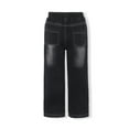 thumbnail image 3 of PureChapter Kids' Denim Trendy Black Washed Jeans Style Perfect for 4-7Y Girls Outdoor, 3 of 7