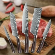 5-piece knife set professional chef knife set with gift box, high carbon stainless steel, perfect for home or restaurant holiday gifts