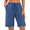 Blue, variant on Womens Workout Shorts High Waisted Athletic Shorts for Women Casual Sweat Shorts with Pockets