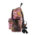 thumbnail image 4 of FORMRS School Backpack with Front Zippered Pocket 12" Student Travel Daypack, Cute Doughnuts Pattern, 4 of 6