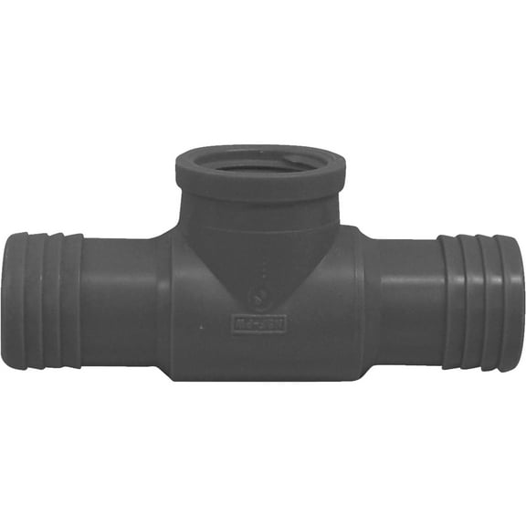 Genova Products 351484 Combination Tee I x F Pipe Fitting, 1 1/4" x 1 1/4" x 1"