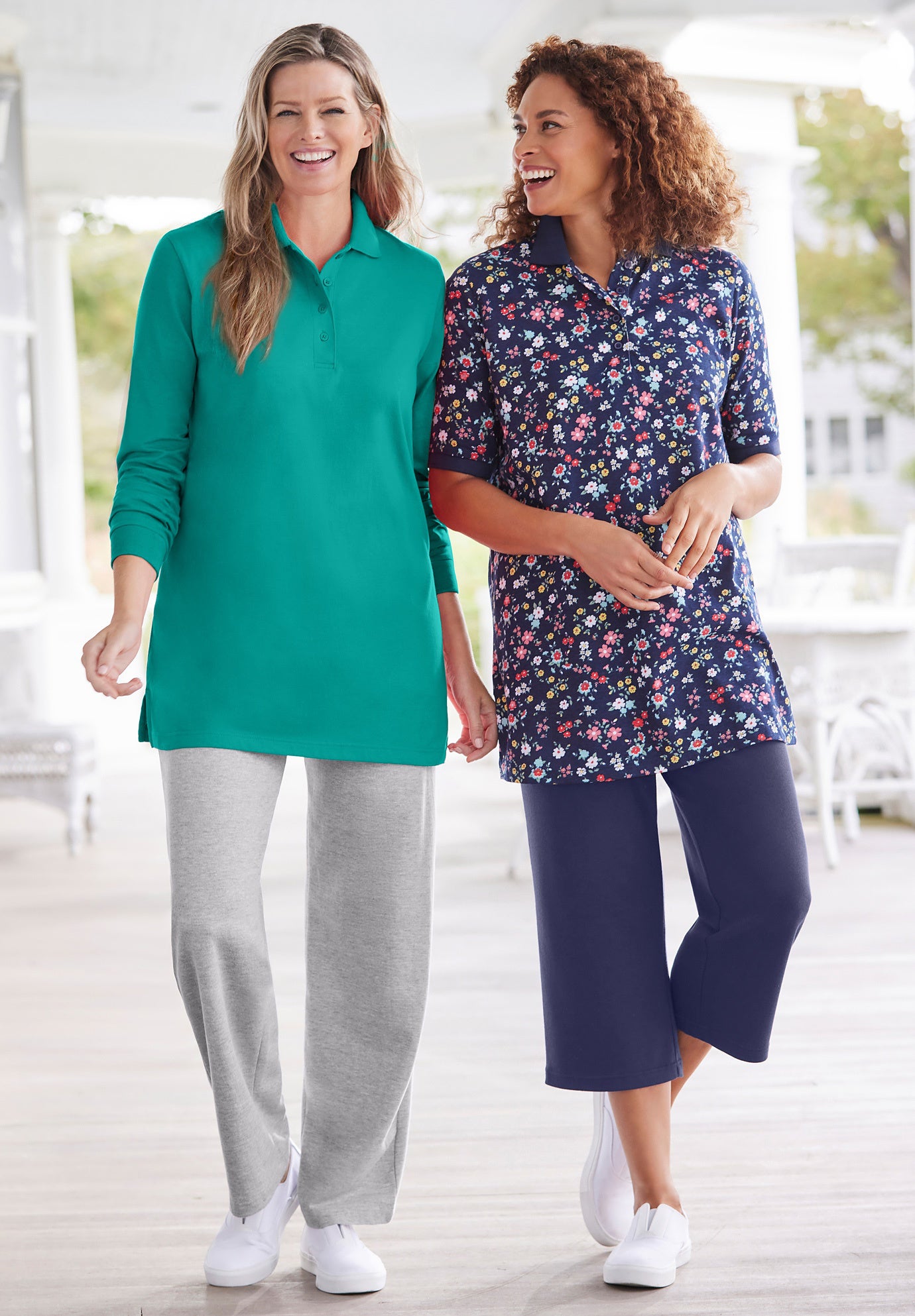 Woman Within Plus Size Long-Sleeve Polo Shirt photo 6