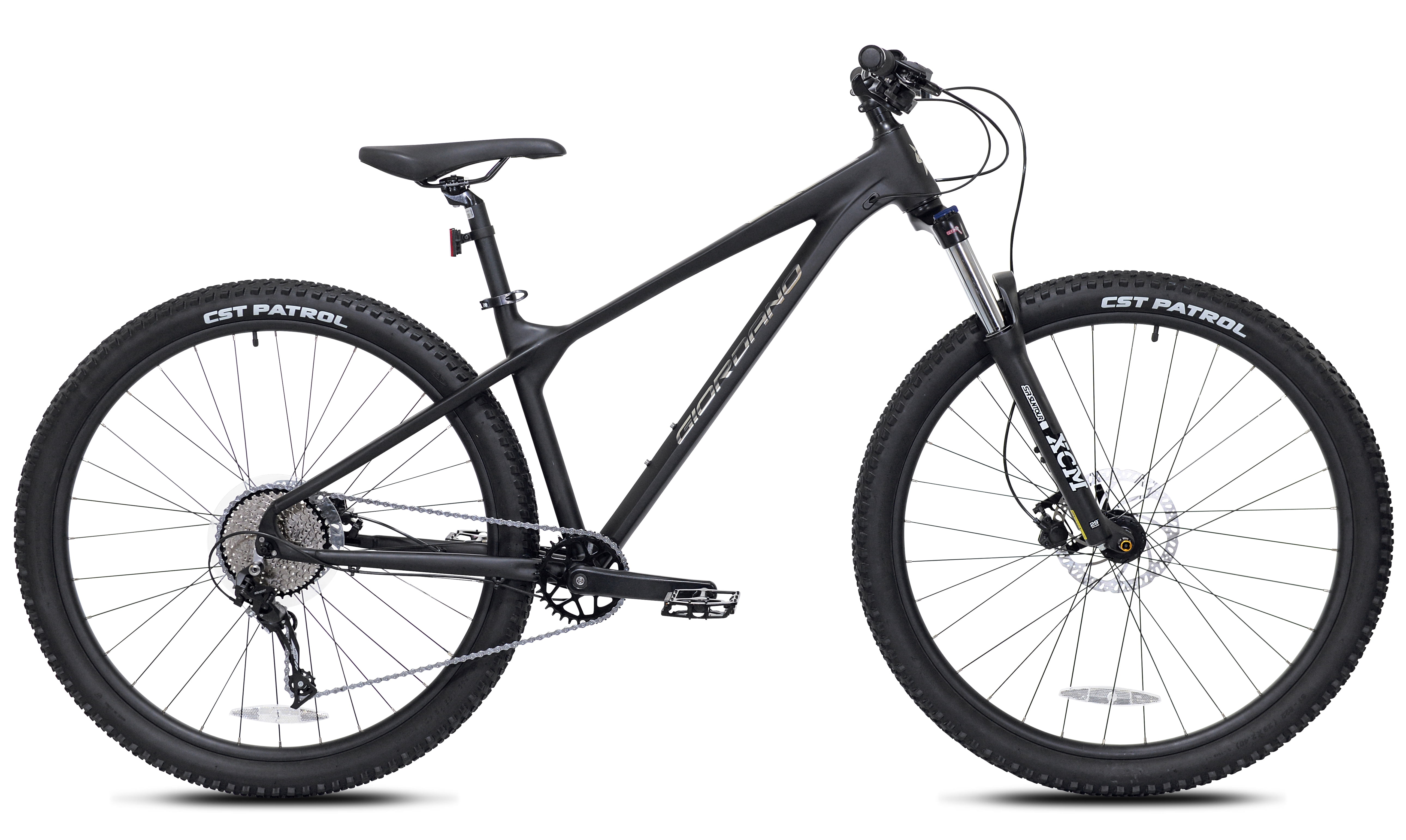 palm Feat In Giordano 29-inch Men's Intrepid Mountain Bike, Black - Walmart.com