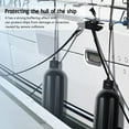 thumbnail image 3 of Ribbed Dock Bumper, Black Inflatable Boat Bumper Water Resistance Easy To Inflate  Sturdy  for Fishing Boats, 3 of 7